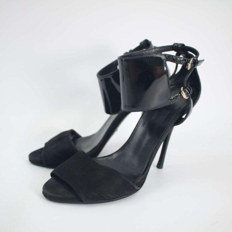 Gucci Gucci Black Suede High Heels 13cm Size US 8 / IT 38 - 2 Thumbnail