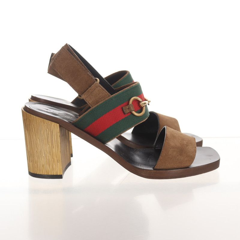 Gucci Gucci Brown High Heel Sandals Size US 8 / IT 38 - 3 Thumbnail