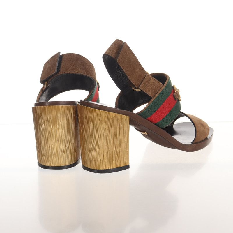 Gucci Gucci Brown High Heel Sandals Size US 8 / IT 38 - 4 Thumbnail