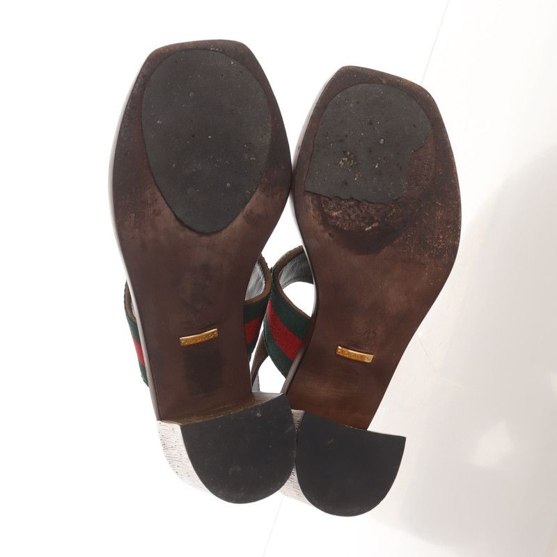 Gucci Gucci Brown High Heel Sandals Size US 8 / IT 38 - 6 Thumbnail