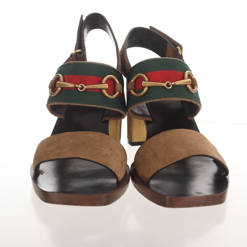Gucci Gucci Brown High Heel Sandals Size US 8 / IT 38 - 2 Thumbnail