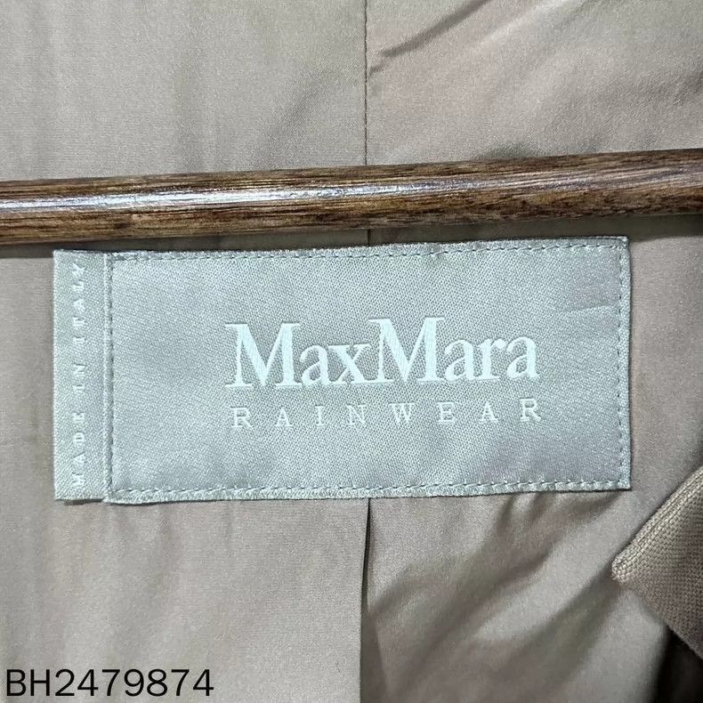 Celine Caramel Leather Panel Long Trench Coat Size XL / US 12-14 / IT 48-50 - 5 Thumbnail