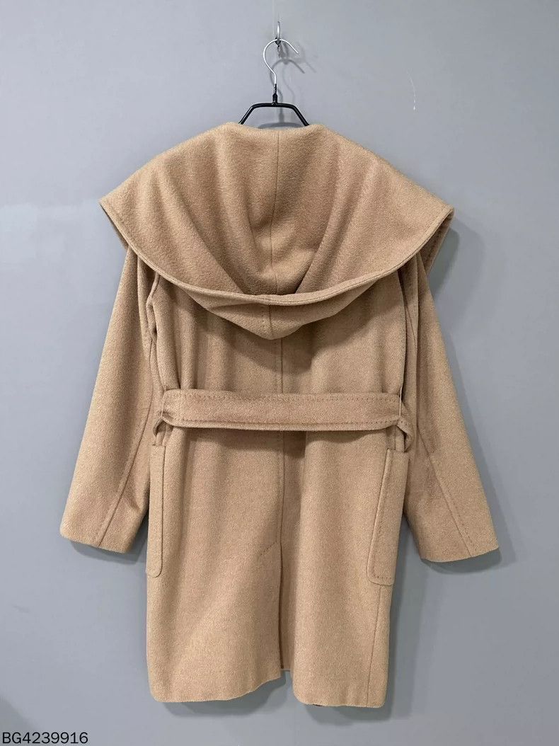 Max Mara MaxMara Rialto Hooded Robe Coat Size XL / US 12-14 / IT 48-50 - 3 Thumbnail