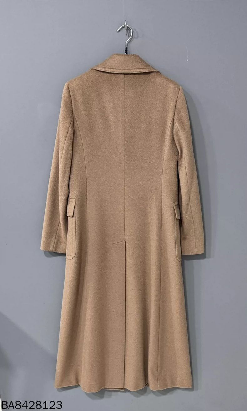 Celine MaxMara Camel Longline Coat Size L / US 10 / IT 46 - 3 Thumbnail