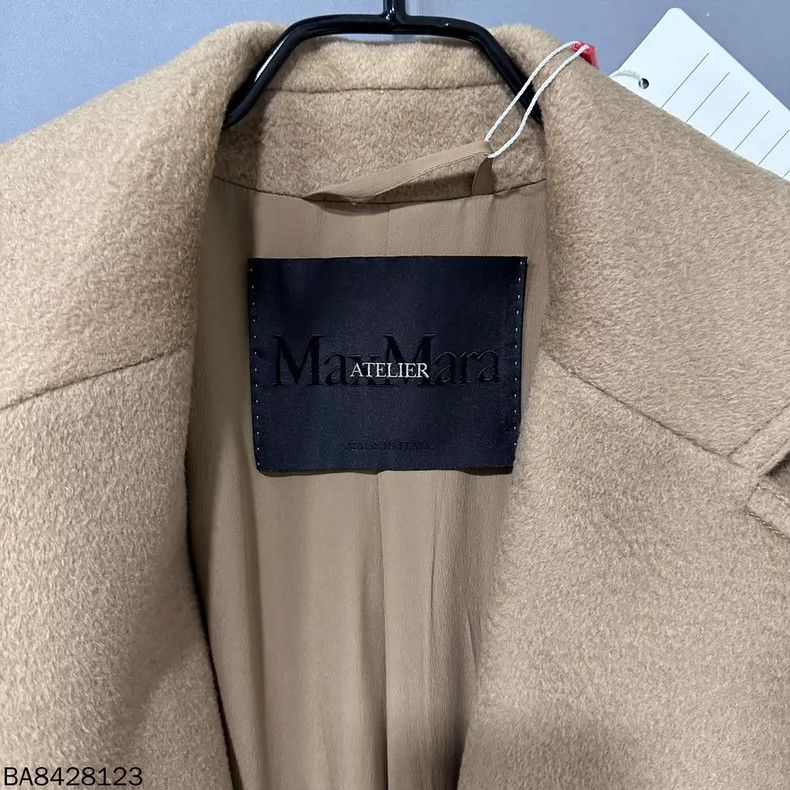 Celine MaxMara Camel Longline Coat Size L / US 10 / IT 46 - 4 Thumbnail