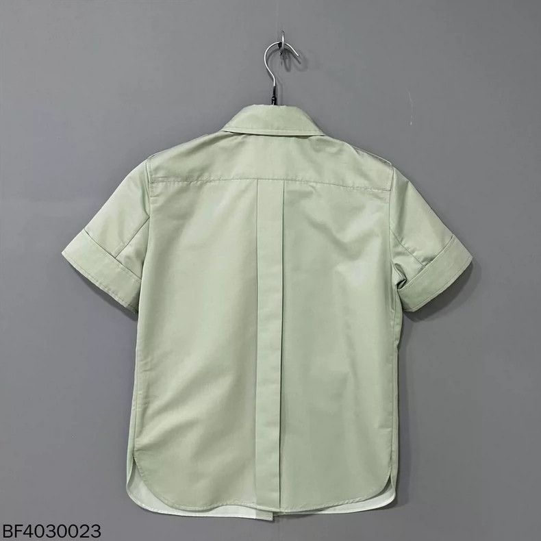 Max Mara MaxMara Green Cargo Short Sleeve Shirt Size S / US 4 / IT 40 - 3 Thumbnail