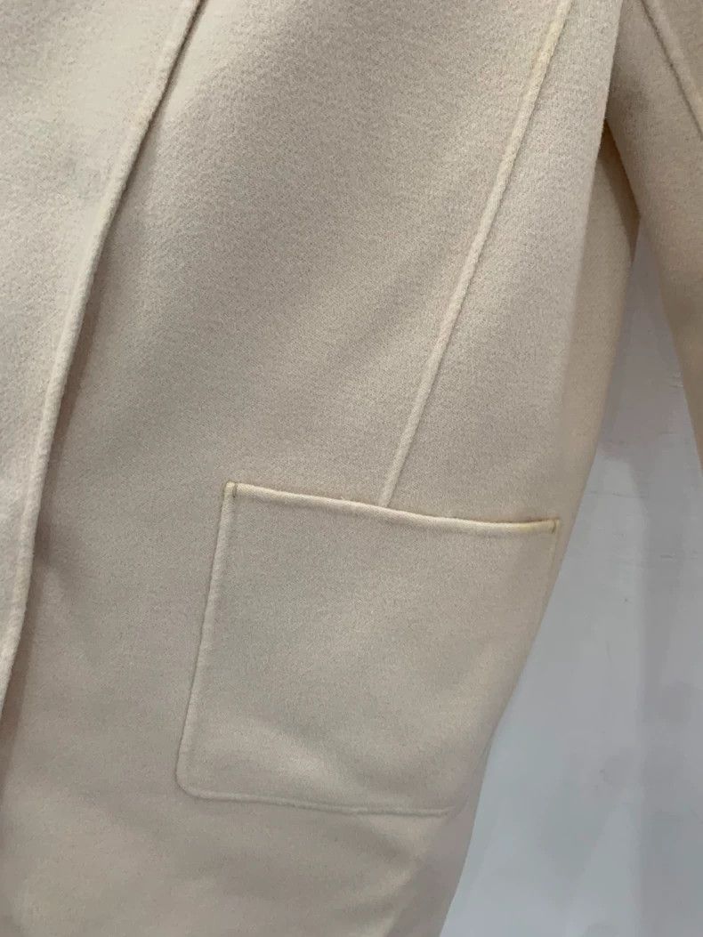 Max Mara MaxMara Weekend Beige Wool Coat Size XS / US 0-2 / IT 36-38 - 4 Thumbnail