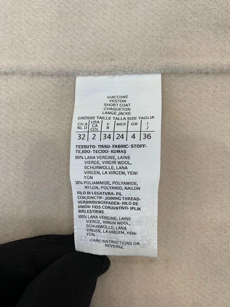 Max Mara MaxMara Weekend Beige Wool Coat Size XS / US 0-2 / IT 36-38 - 6 Thumbnail