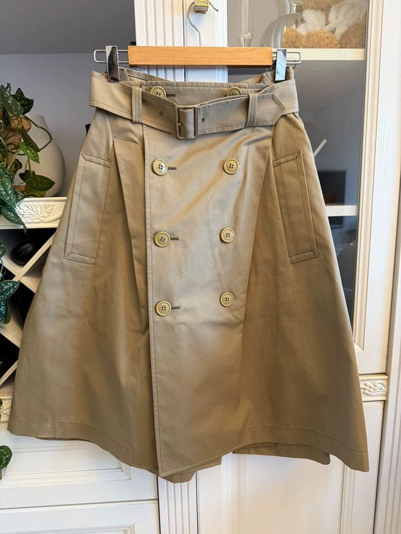 Junya Watanabe Junya Watanabe Belted Trench Skirt Size 24" / US 00 / IT 34 - 2 Thumbnail