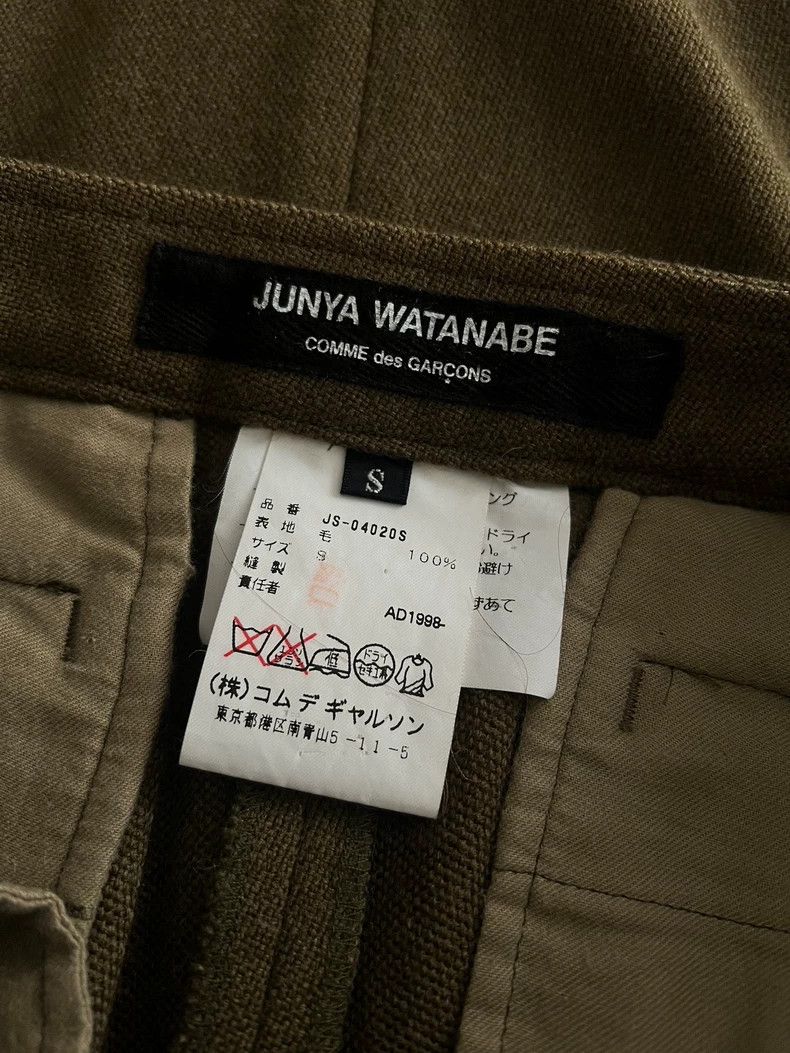 Junya Watanabe Junya Watanabe Wool Midi Skirt 1998 Size 26" / US 2 / IT 38 - 5 Thumbnail