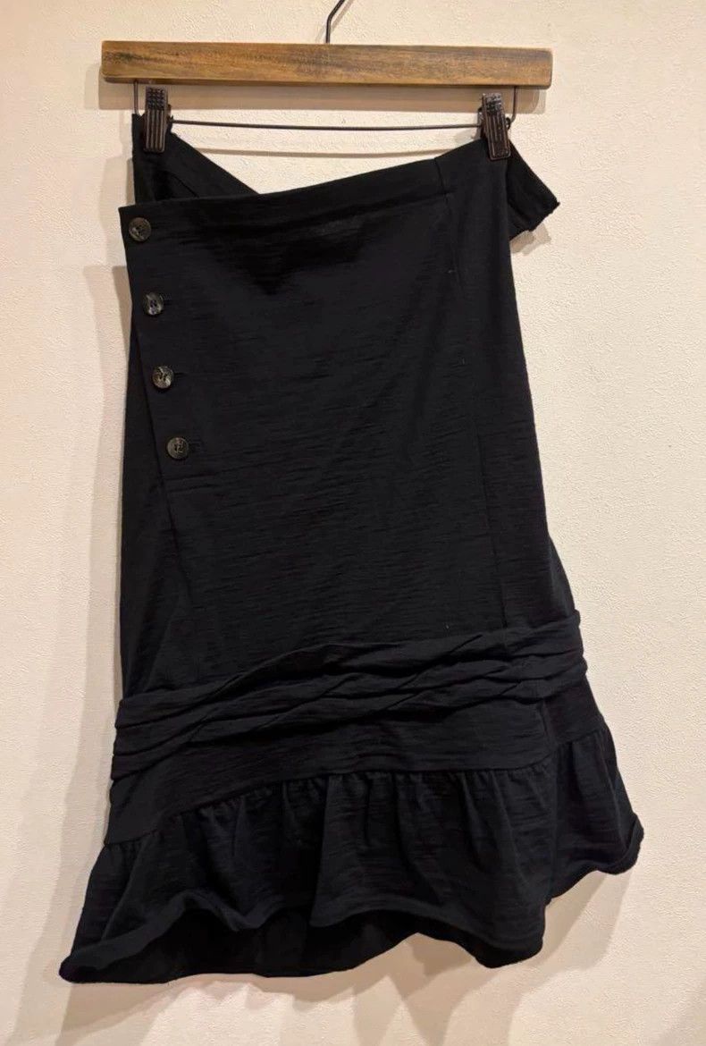 Junya Watanabe JUNYA WATANABE Black Button Skirt Size 24" / US 00 / IT 34 - 2 Thumbnail