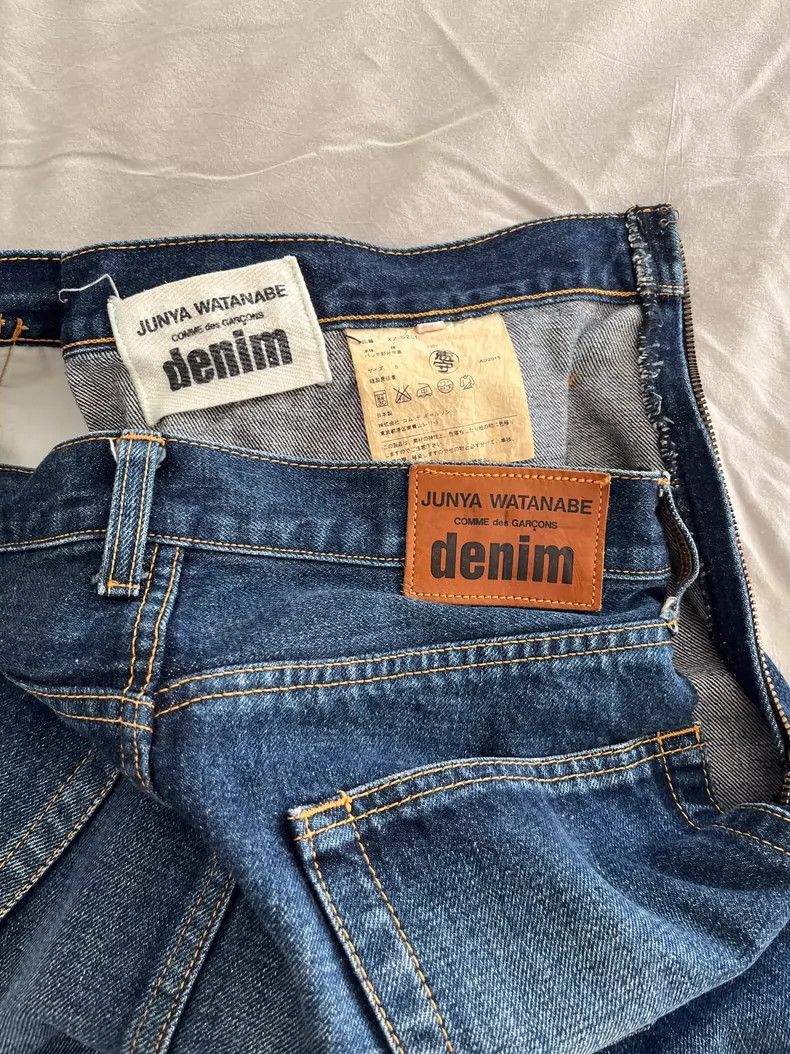 Junya Watanabe Junya Watanabe Deconstructed Denim Skirt Size 26" / US 2 / IT 38 - 2 Thumbnail