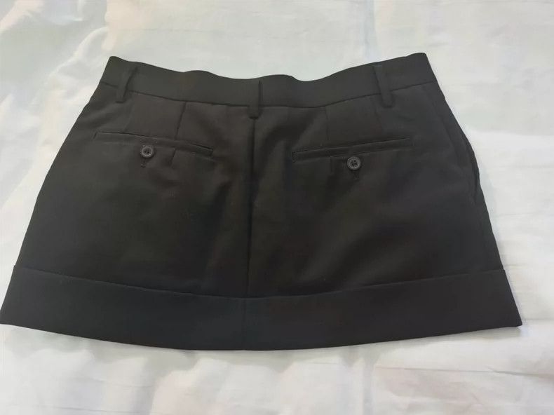 Junya Watanabe JUNYA WATANABE Wool Mini Skirt Size 26" / US 2 / IT 38 - 2 Thumbnail