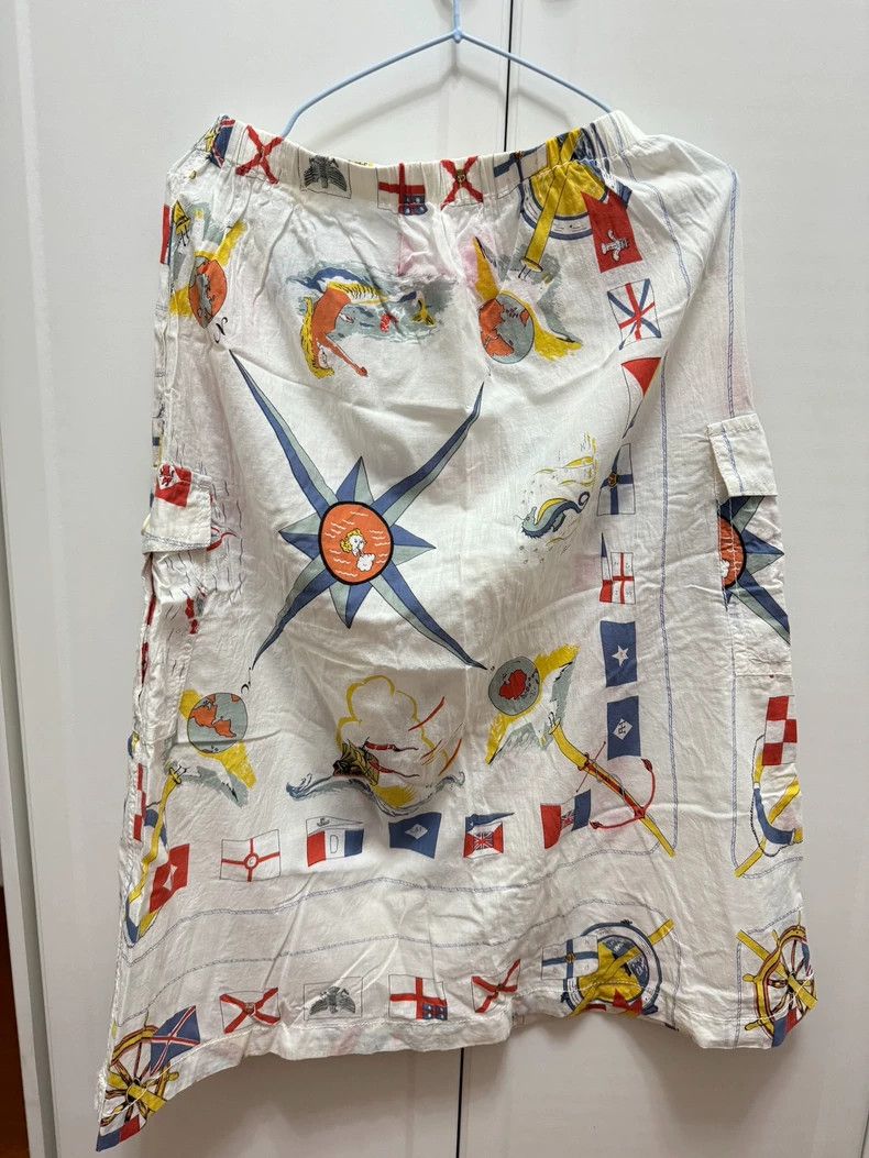 Junya Watanabe Junya Watanabe Nautical Print Long Skirt Size 28" / US 6 / IT 42 - 8 Thumbnail