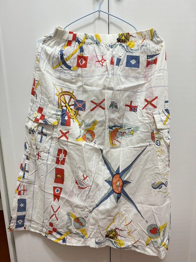 Junya Watanabe Junya Watanabe Nautical Print Long Skirt Size 28" / US 6 / IT 42 - 4 Thumbnail