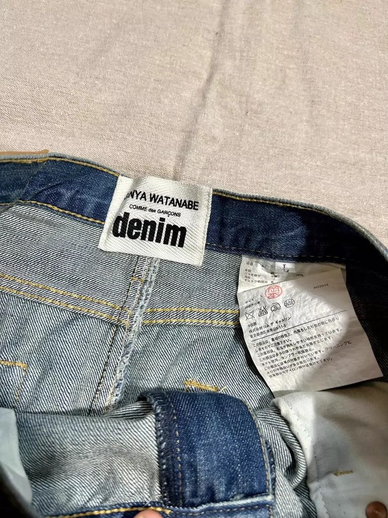 Junya Watanabe Junya Watanabe&CDG Patchwork Denim Skirt Size 28" / US 6 / IT 42 - 3 Thumbnail