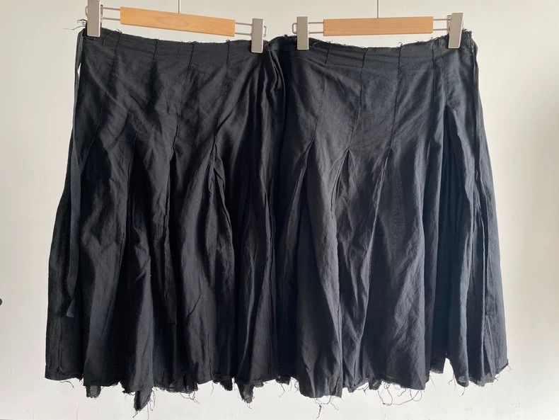 Junya Watanabe Junya Watanabe Vintage Pleated Wrap Skirt Size 24" / US 00 / IT 34 - 8 Thumbnail