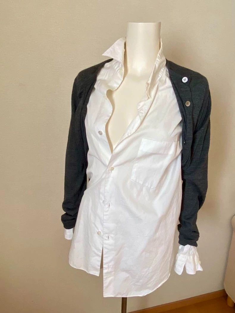 Junya Watanabe Junya Watanabe AD2007 Layered Cardigan Shirt Size S / US 4 / IT 40 - 4 Thumbnail