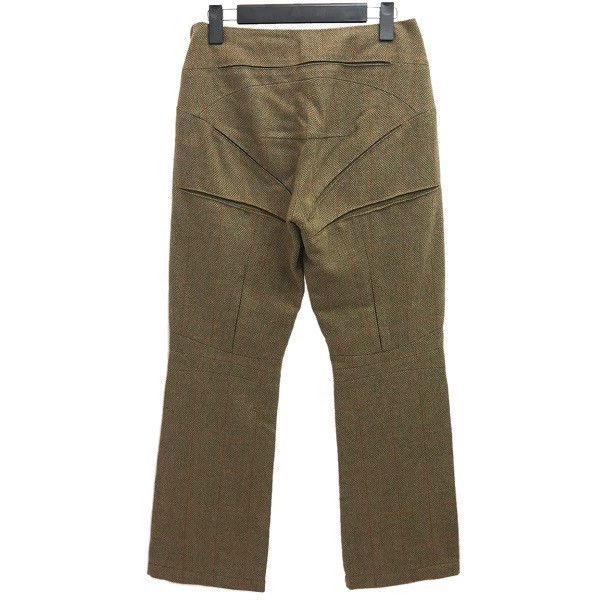 Junya Watanabe JUNYA WATANABE Wool Check Flared Pants Size 26" / US 2 / IT 38 - 2 Thumbnail