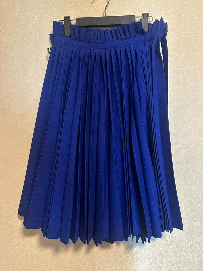 Junya Watanabe Junya Watanabe Wool Pleated Skirt Size 26" / US 2 / IT 38 - 2 Thumbnail