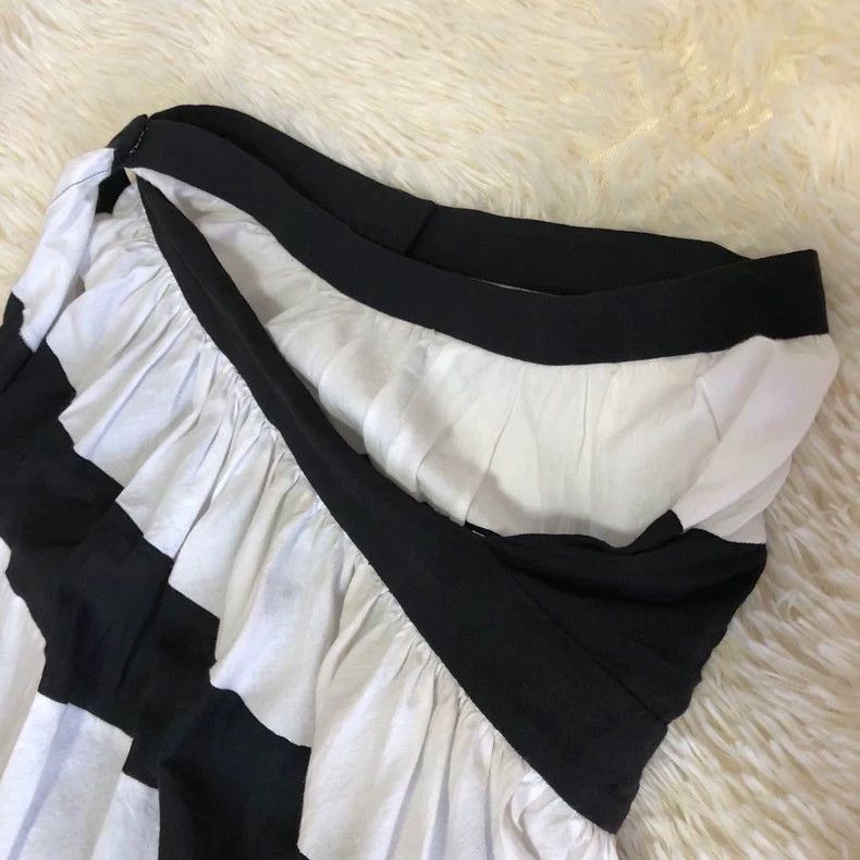 Junya Watanabe Junya Watanabe AD2005 Black and White Striped Skirt Size 26" / US 2 / IT 38 - 4 Thumbnail