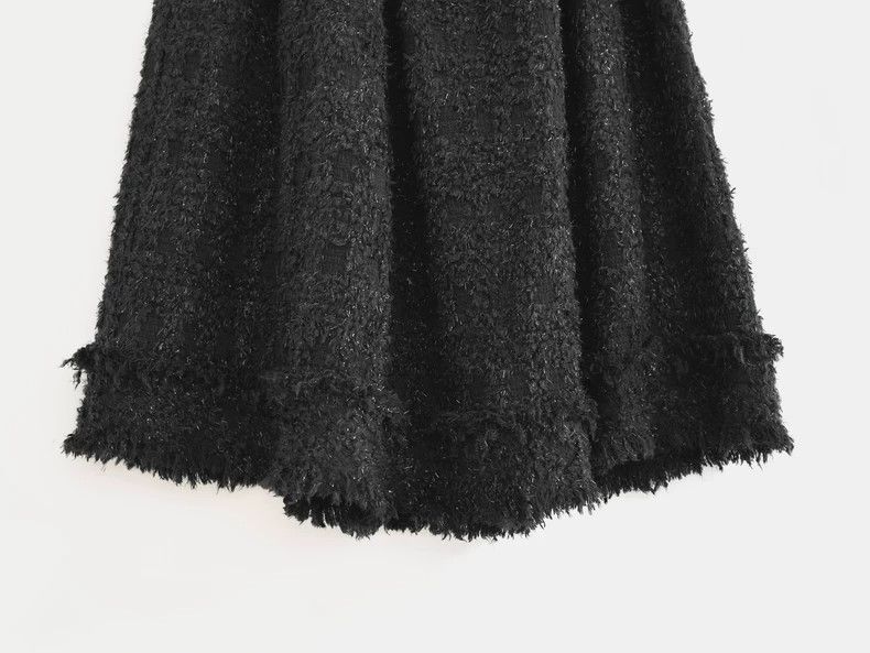 Junya Watanabe Junya Watanabe Tweed Fringe Skirt Size 28" / US 6 / IT 42 - 4 Thumbnail