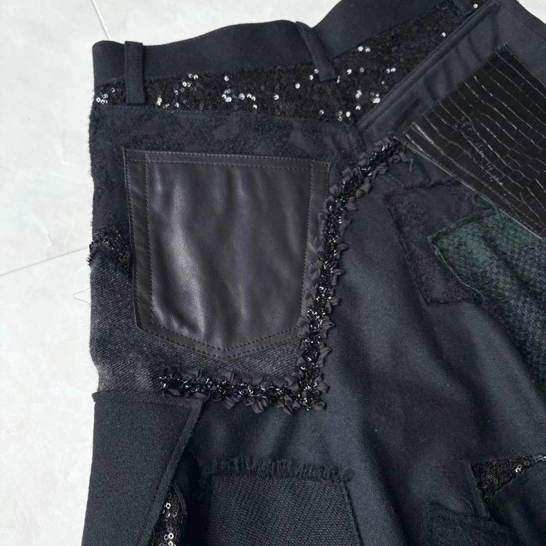 Junya Watanabe Junya Watanabe AD2014 Patchwork Skirt Size 28" / US 6 / IT 42 - 9 Thumbnail
