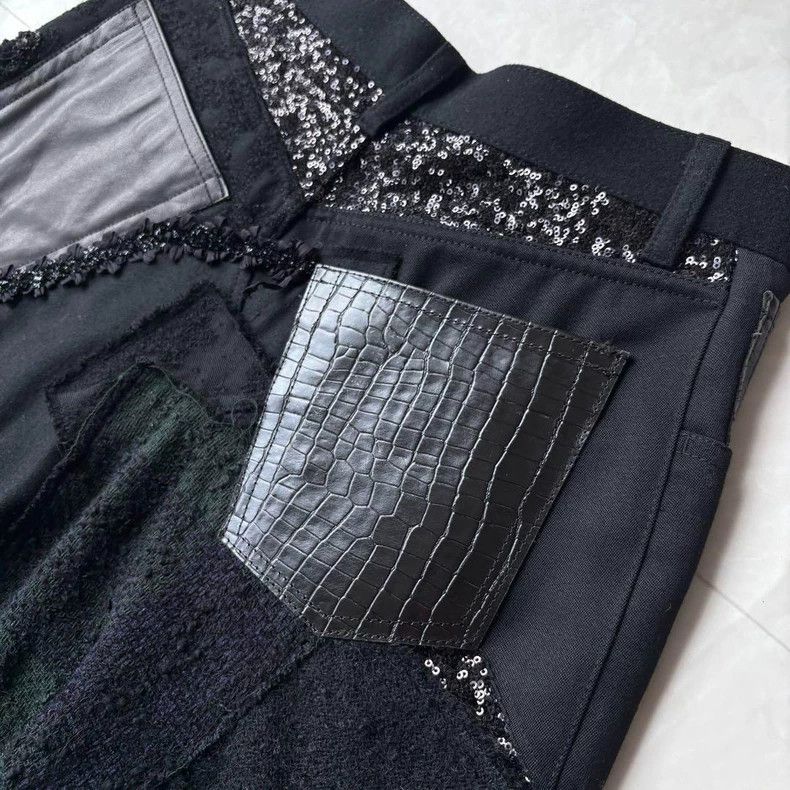 Junya Watanabe Junya Watanabe AD2014 Patchwork Skirt Size 28" / US 6 / IT 42 - 8 Thumbnail