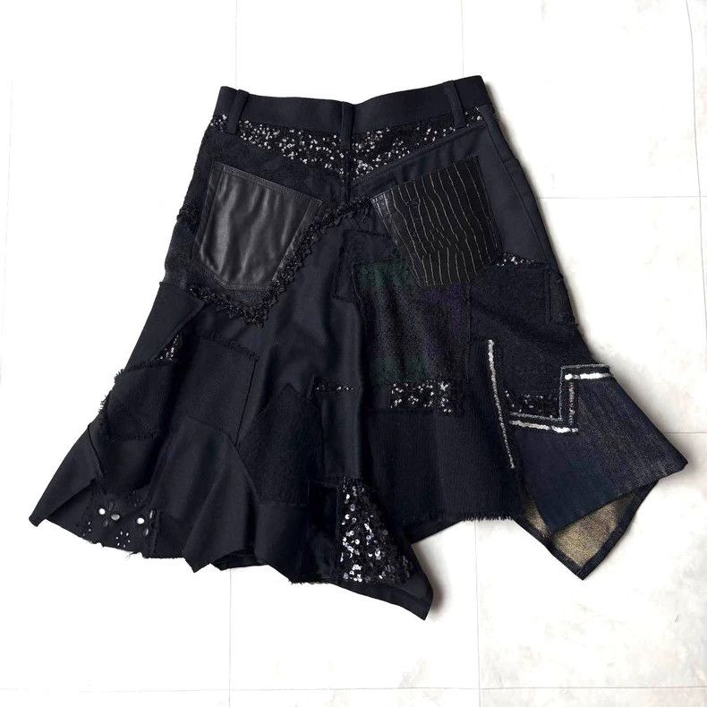Junya Watanabe Junya Watanabe AD2014 Patchwork Skirt Size 28" / US 6 / IT 42 - 3 Thumbnail