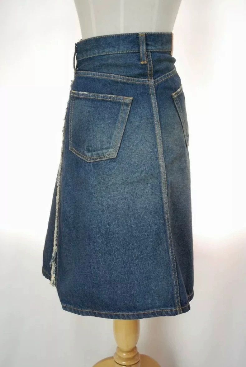 Junya Watanabe Junya Watanabe Deconstructed Denim Skirt Size 28" / US 6 / IT 42 - 3 Thumbnail