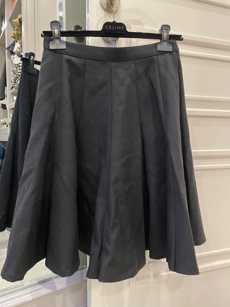 Junya Watanabe Junya Watanabe Black Wool Skirt Size 24" / US 00 / IT 34 - 4 Thumbnail