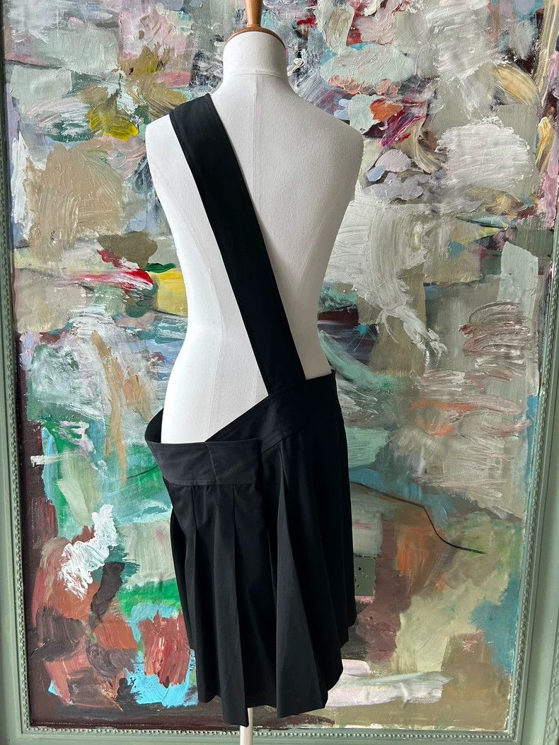 Junya Watanabe Junya Watanabe Black Suspender Pleated Skirt Size 28" / US 6 / IT 42 - 2 Thumbnail