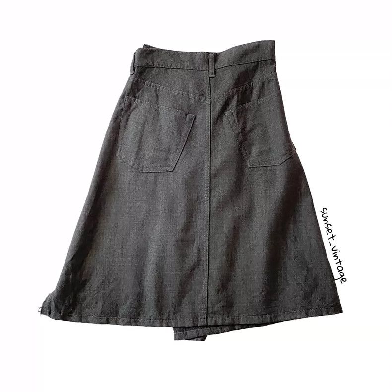 Junya Watanabe Junya Watanabe Asymmetric Denim Skirt Size 24" / US 00 / IT 34 - 4 Thumbnail