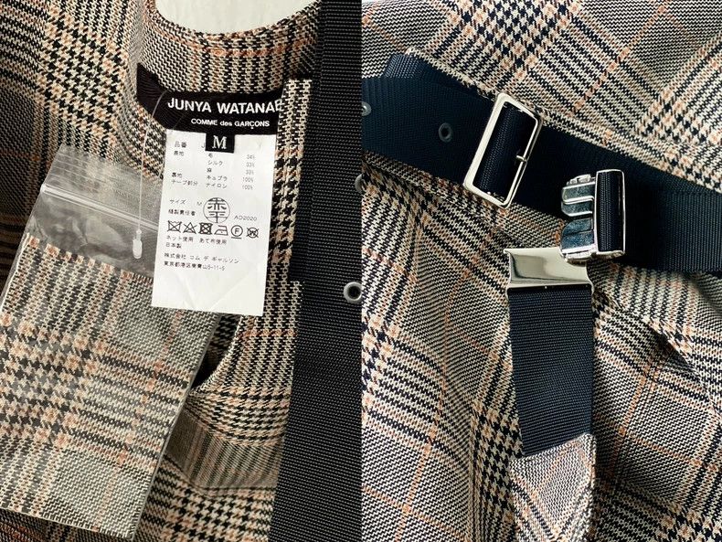 Junya Watanabe Junya Watanabe CDG Asymmetric Plaid Skirt Size 26" / US 2 / IT 38 - 8 Thumbnail