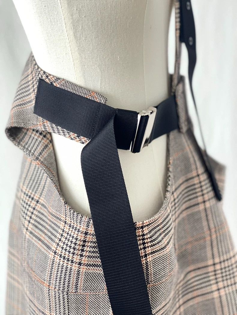 Junya Watanabe Junya Watanabe CDG Asymmetric Plaid Skirt Size 26" / US 2 / IT 38 - 6 Thumbnail