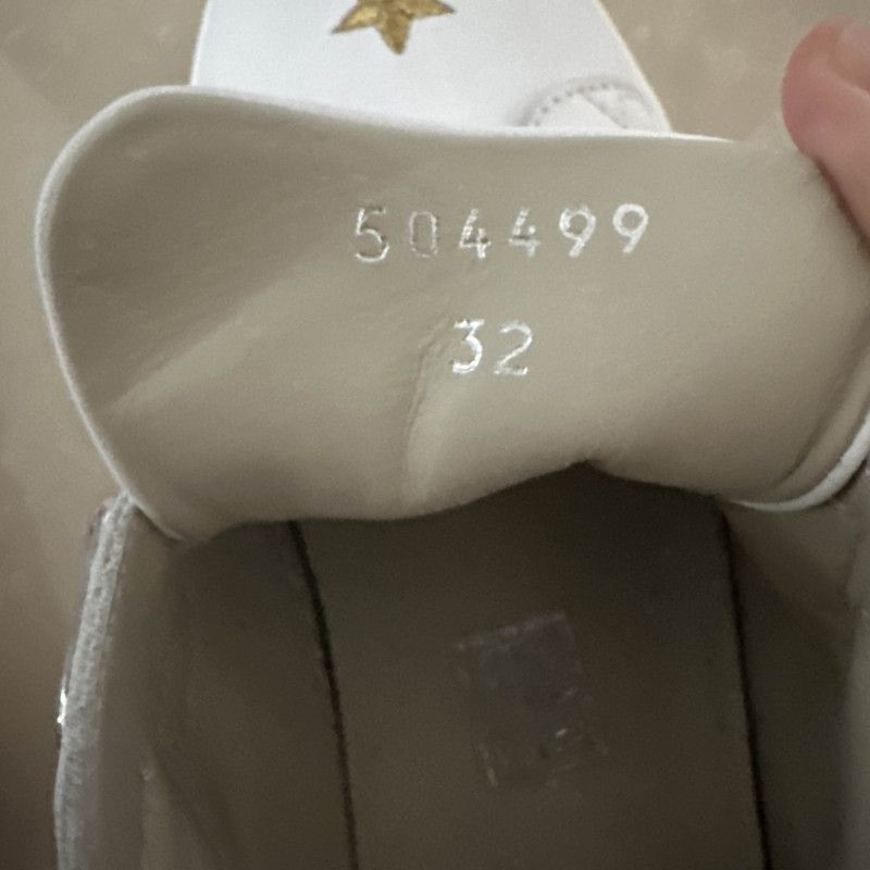 Gucci Gucci Kids' White Ace Sneakers with Embroidery 0079 Size US 5 / EU 37 - 5 Thumbnail