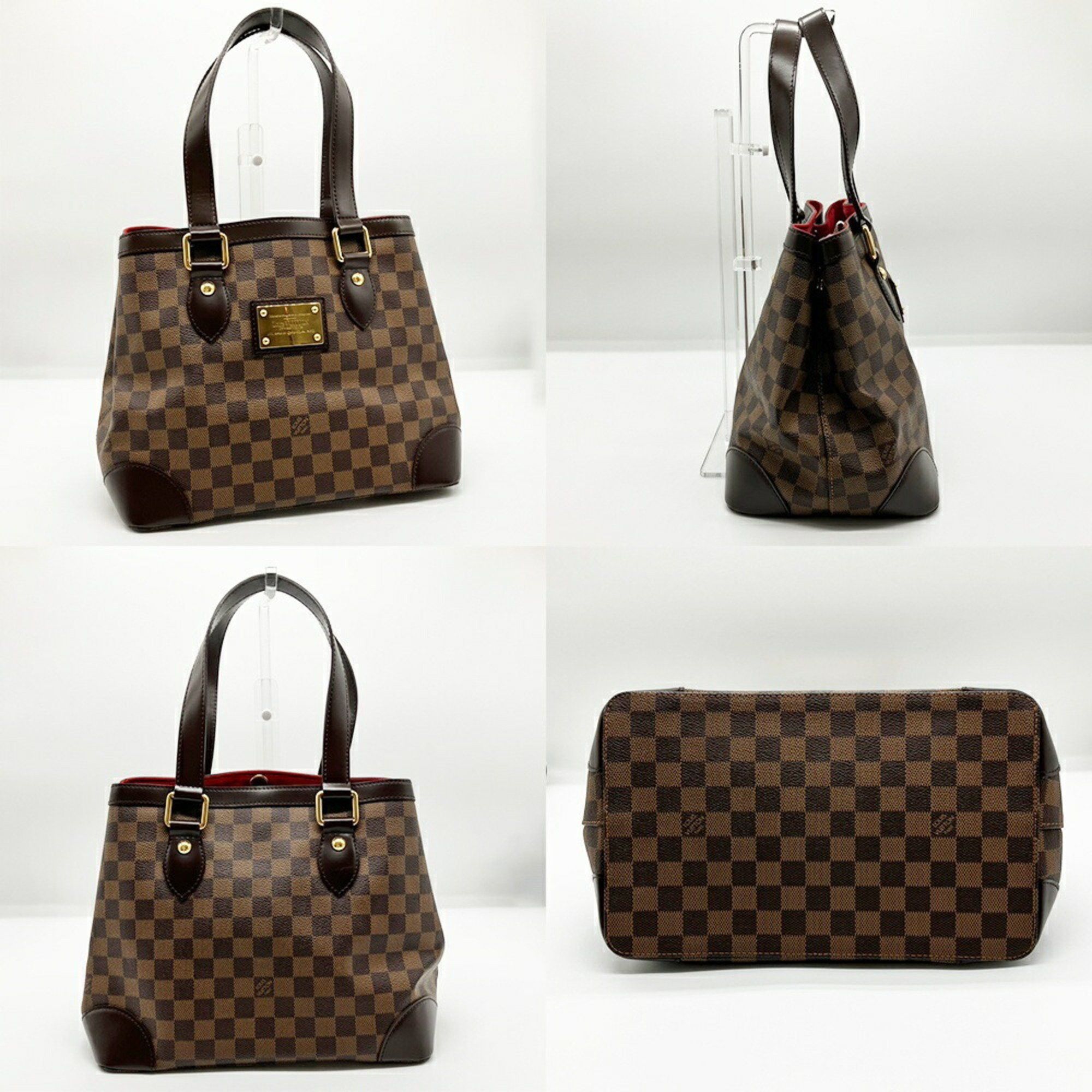 Louis Vuitton Louis Vuitton Hampstead PM Damier Tote Bag Women's Brown N51205 LOUIS VUITTON Size ONE SIZE - 2 Thumbnail