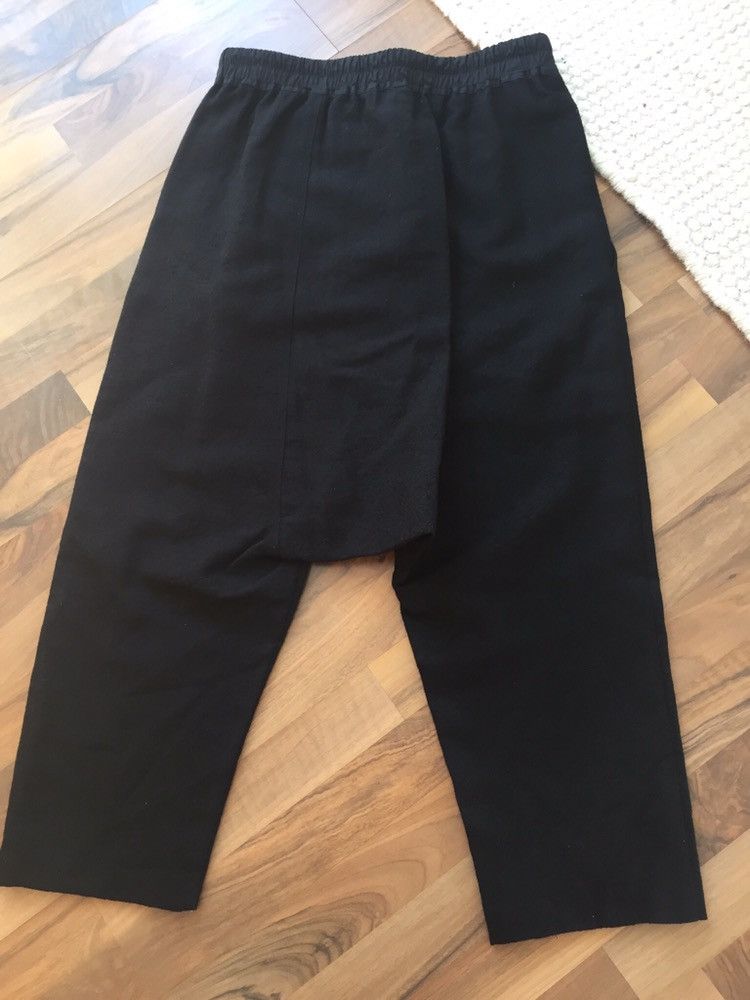 Rick Owens Alpaca Wool Cropped Drawstring Pants Size US 32 / EU 48 - 5 Thumbnail