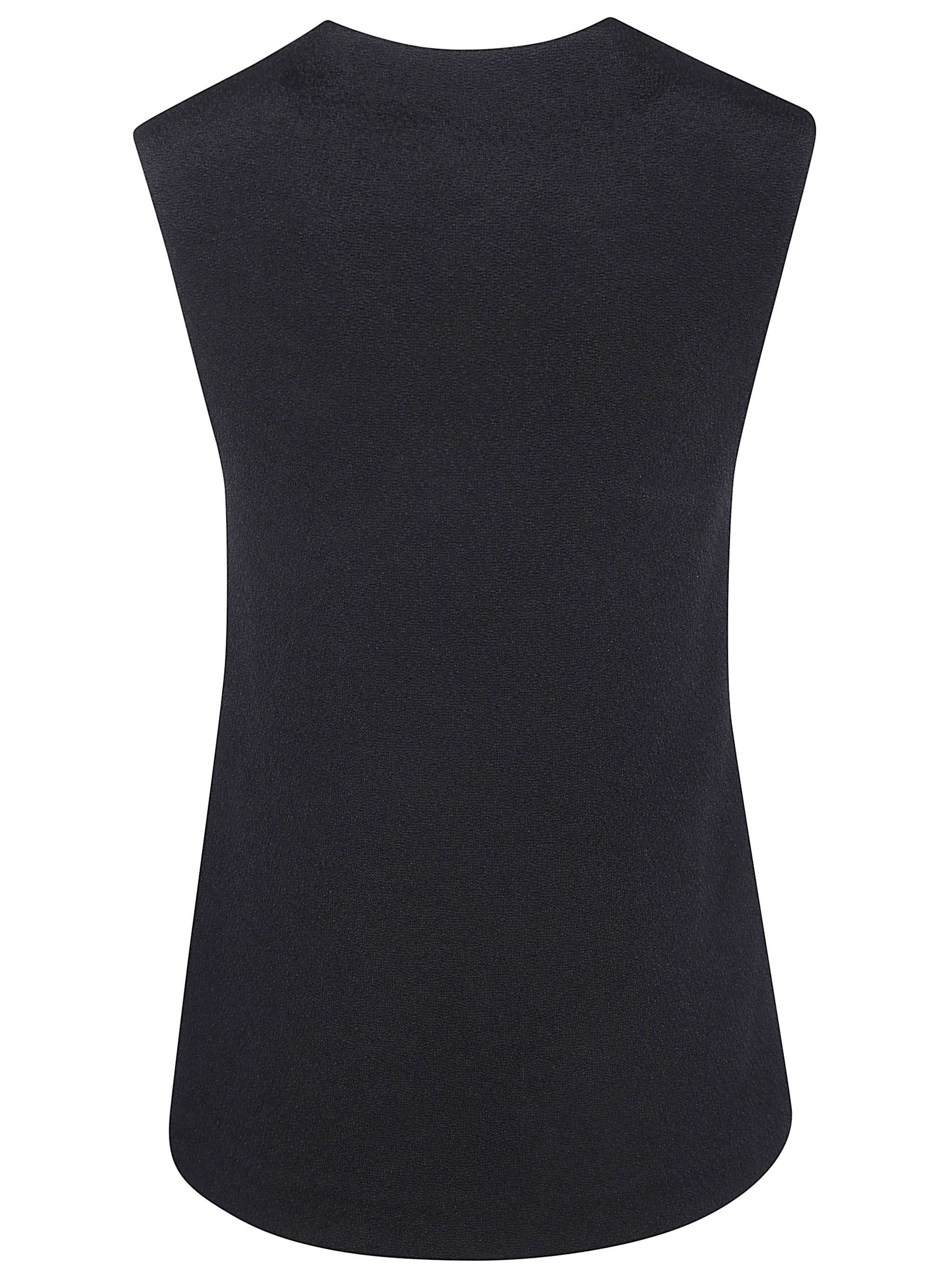 Jil Sander "V NECK SLEEVELESS" TOP Size XS / US 0-2 / IT 36-38 - 2 Thumbnail