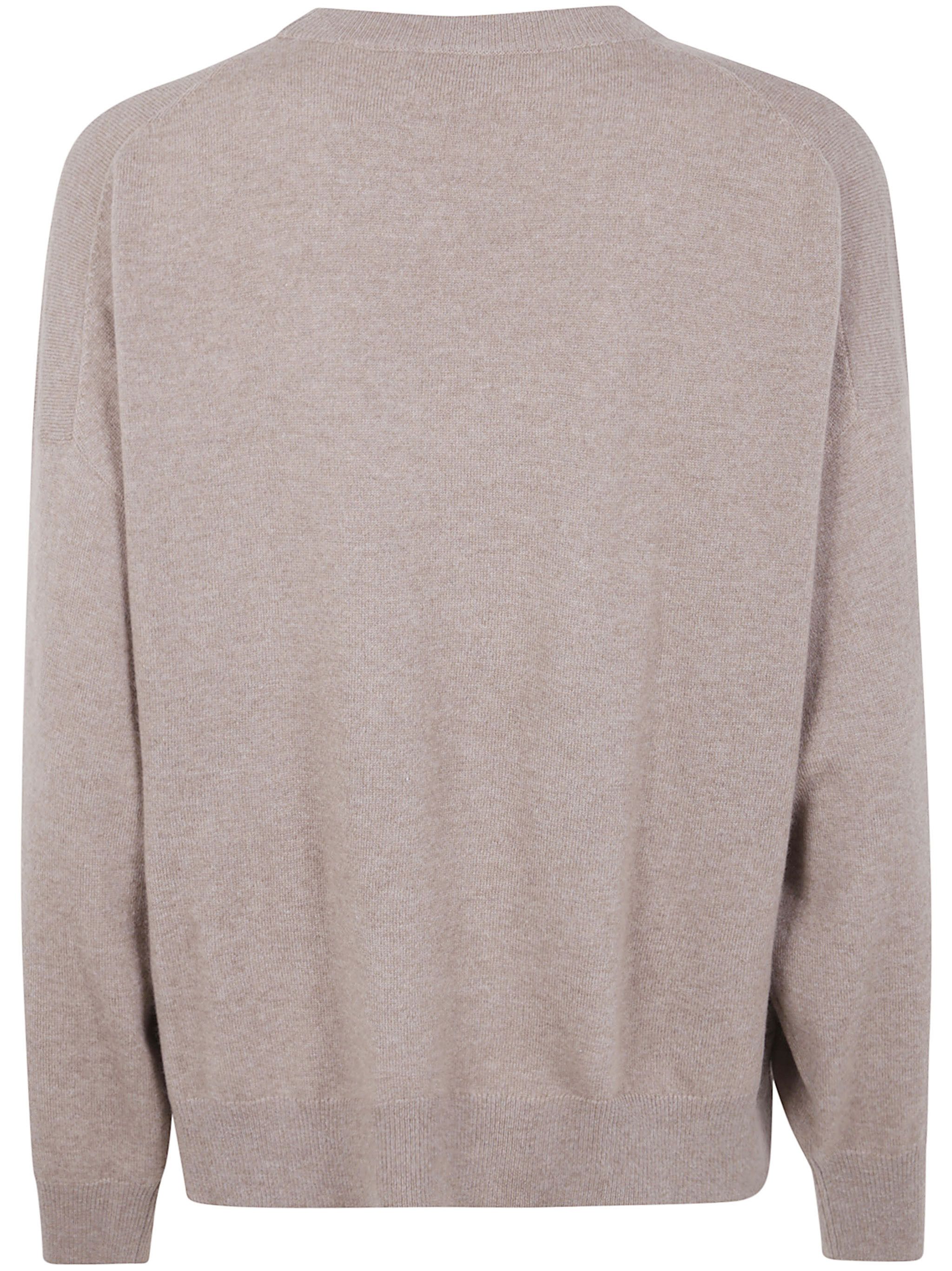 Brunello Cucinelli CASHMERE ROUND NECK SWEATER Size M / US 6-8 / IT 42-44 - 7 Thumbnail