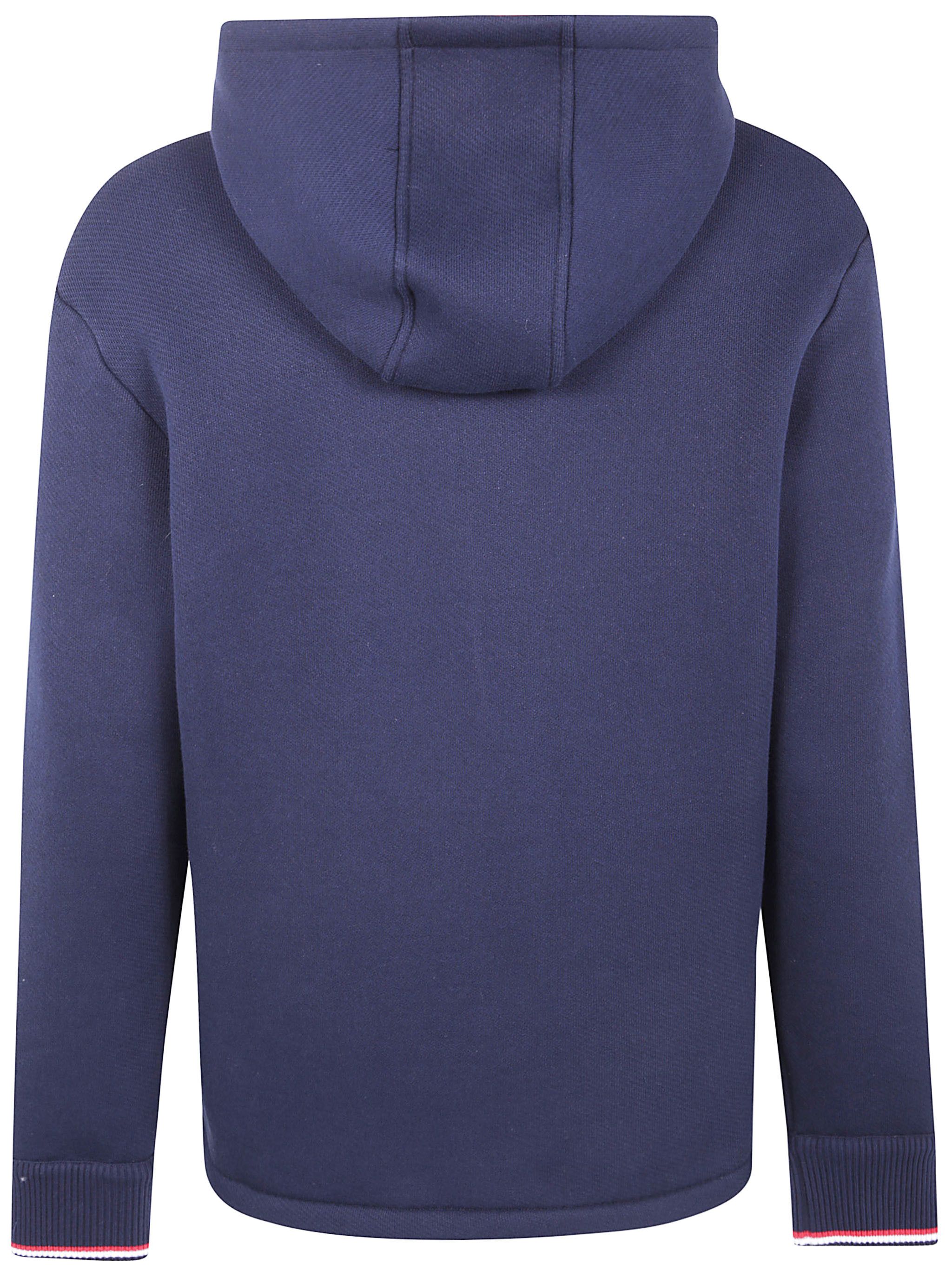 Thom Browne OVERSIZED HOODIE PULLOVER WITH RWB TIPPING STRIPE IN CHUNKY LOOPBACK Size US S / EU 44-46 / 1 - 7 Thumbnail