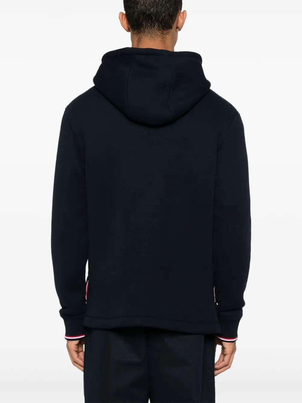 Thom Browne OVERSIZED HOODIE PULLOVER WITH RWB TIPPING STRIPE IN CHUNKY LOOPBACK Size US S / EU 44-46 / 1 - 2 Thumbnail