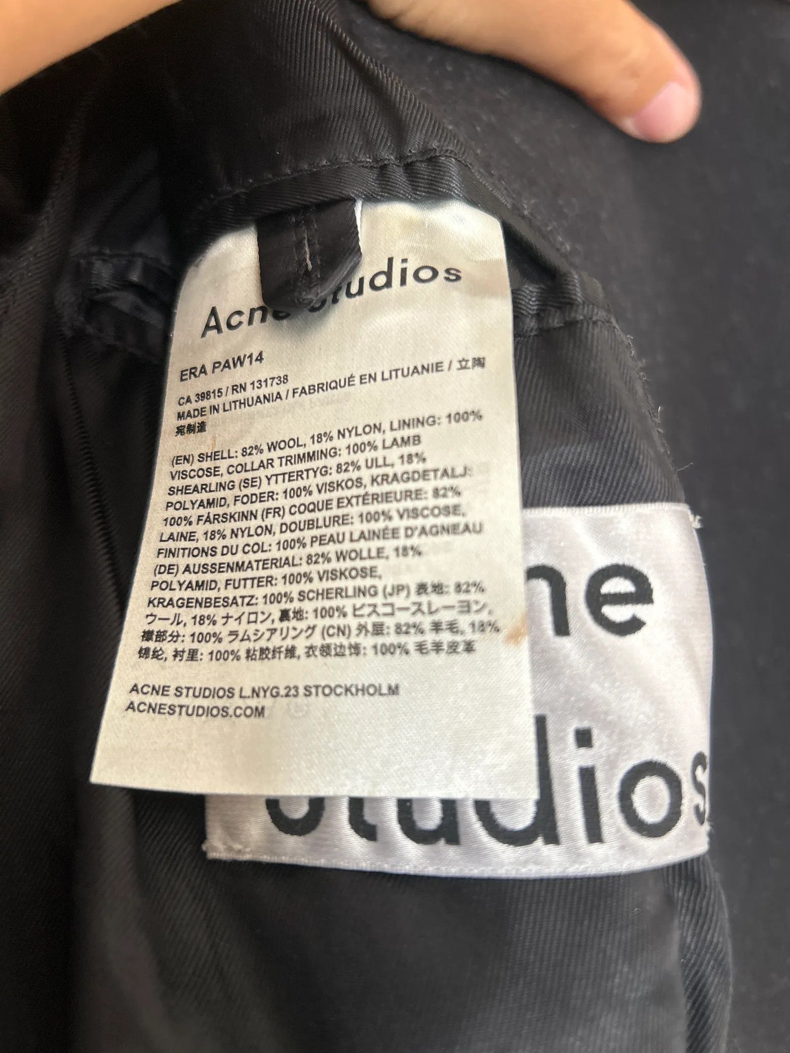Acne Studios Acne Studios Coat Size S / US 4 / IT 40 - 3 Thumbnail