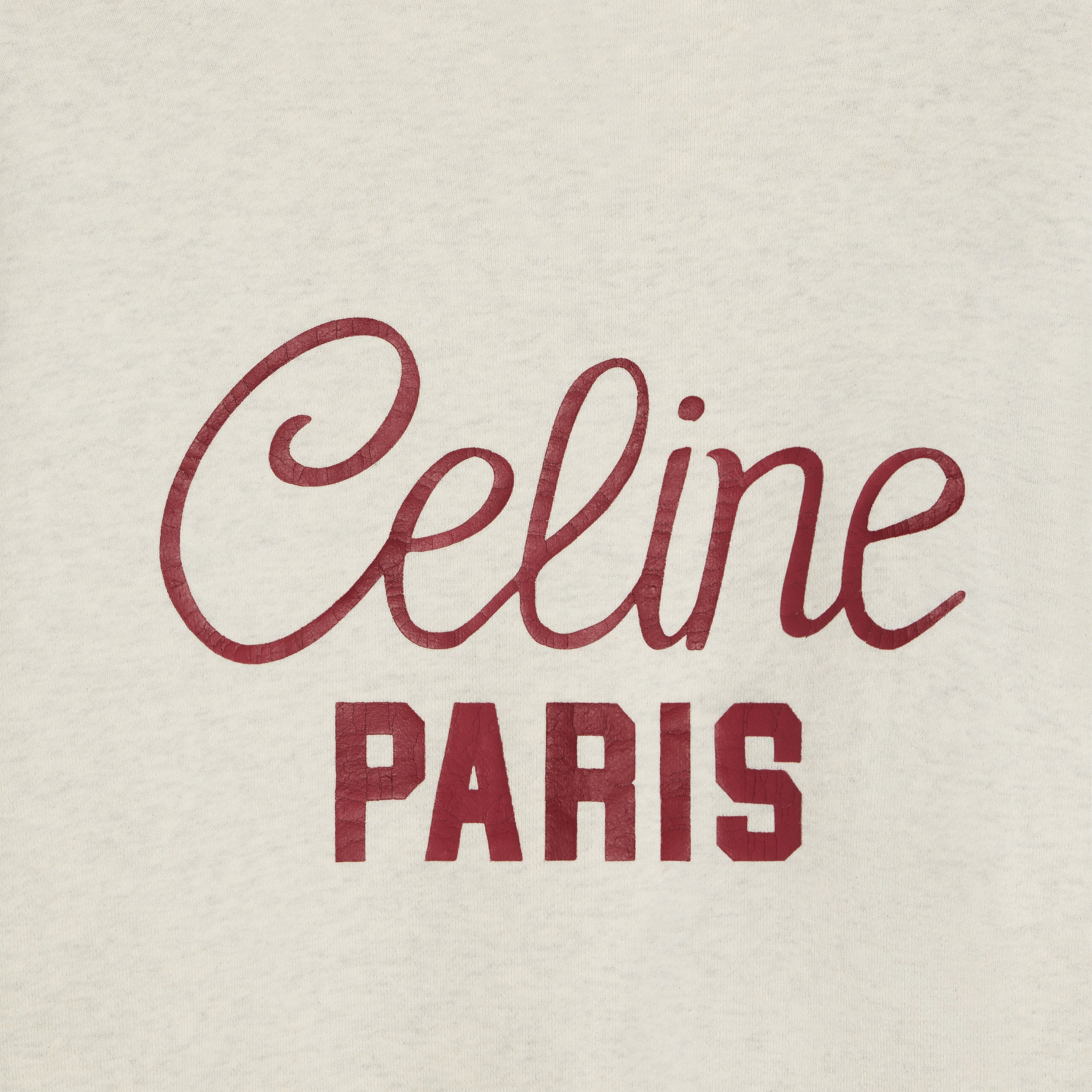 Celine celine sweatshirt in cotton fleece Size XS / US 0-2 / IT 36-38 - 4 Thumbnail