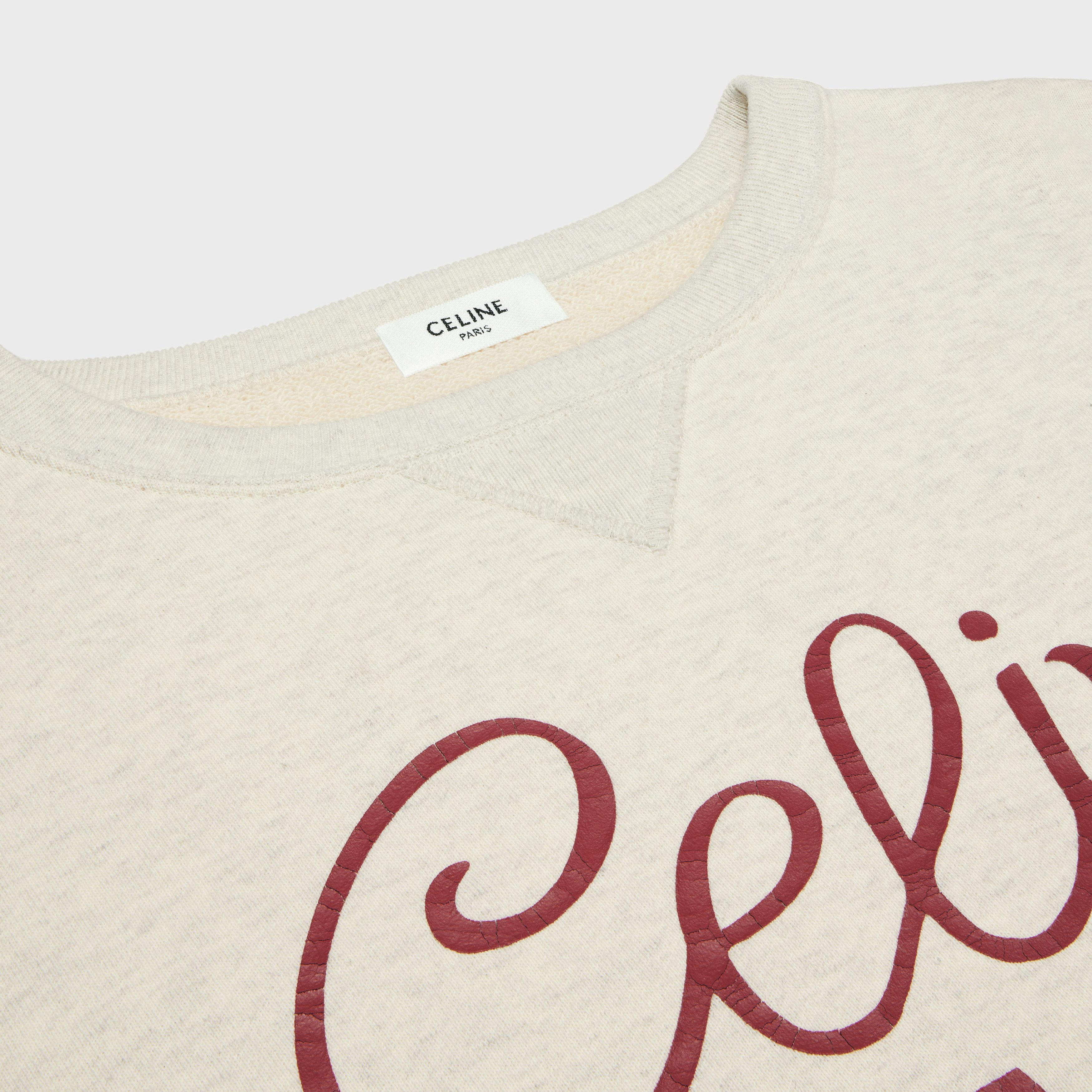 Celine celine sweatshirt in cotton fleece Size XS / US 0-2 / IT 36-38 - 3 Thumbnail