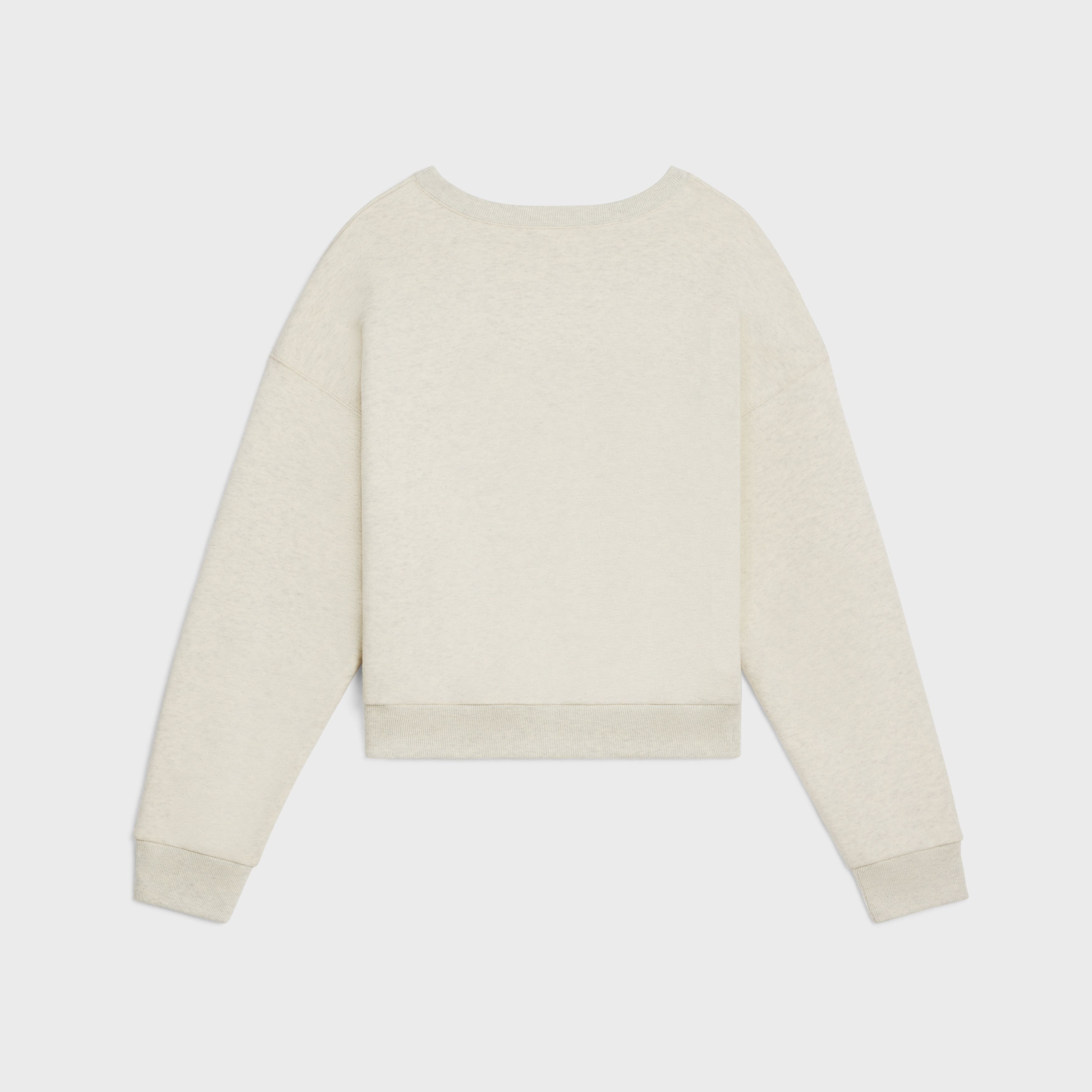 Celine celine sweatshirt in cotton fleece Size L / US 10 / IT 46 - 2 Thumbnail