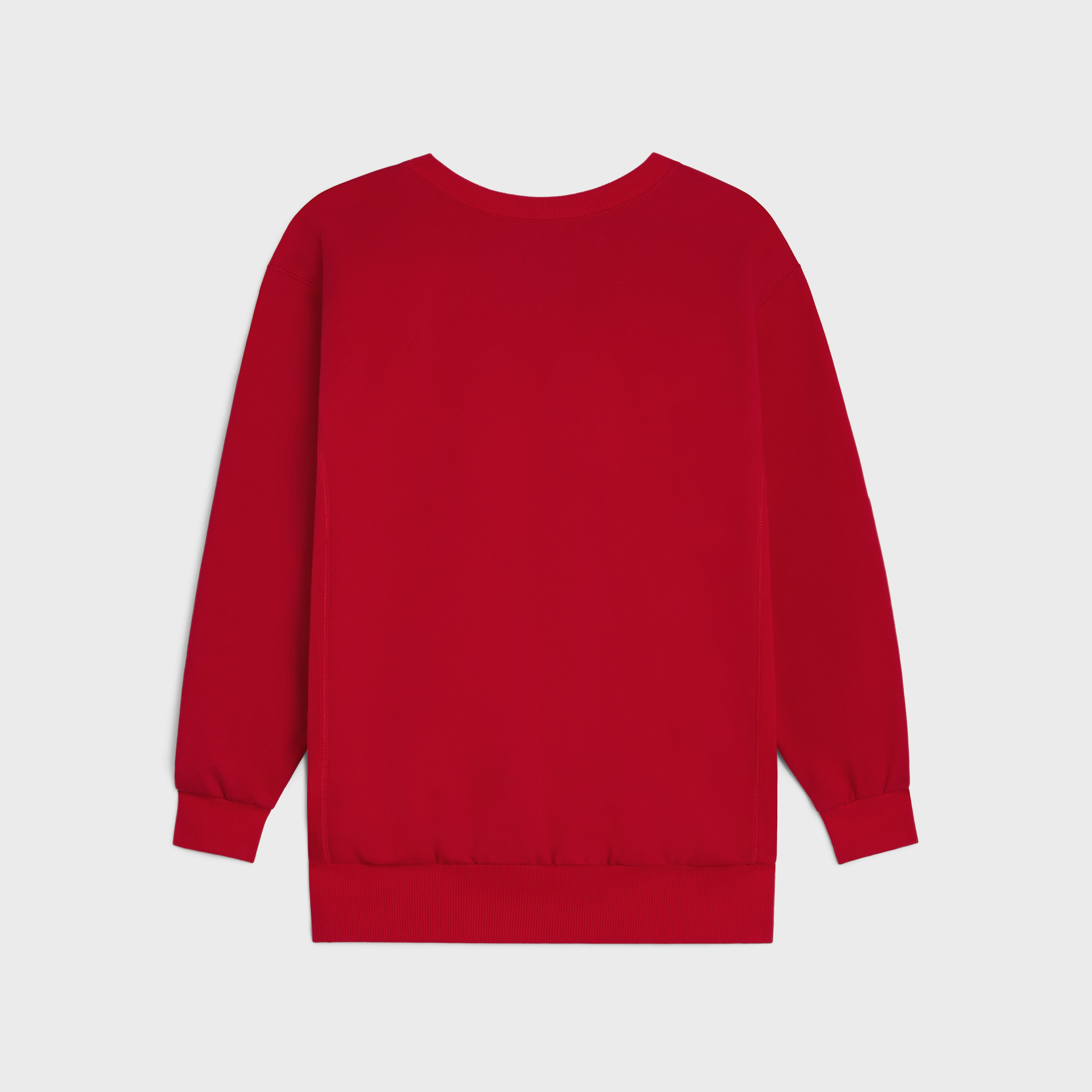 Celine oversized celine sweatshirt in cotton fleece Size XL / US 12-14 / IT 48-50 - 2 Thumbnail