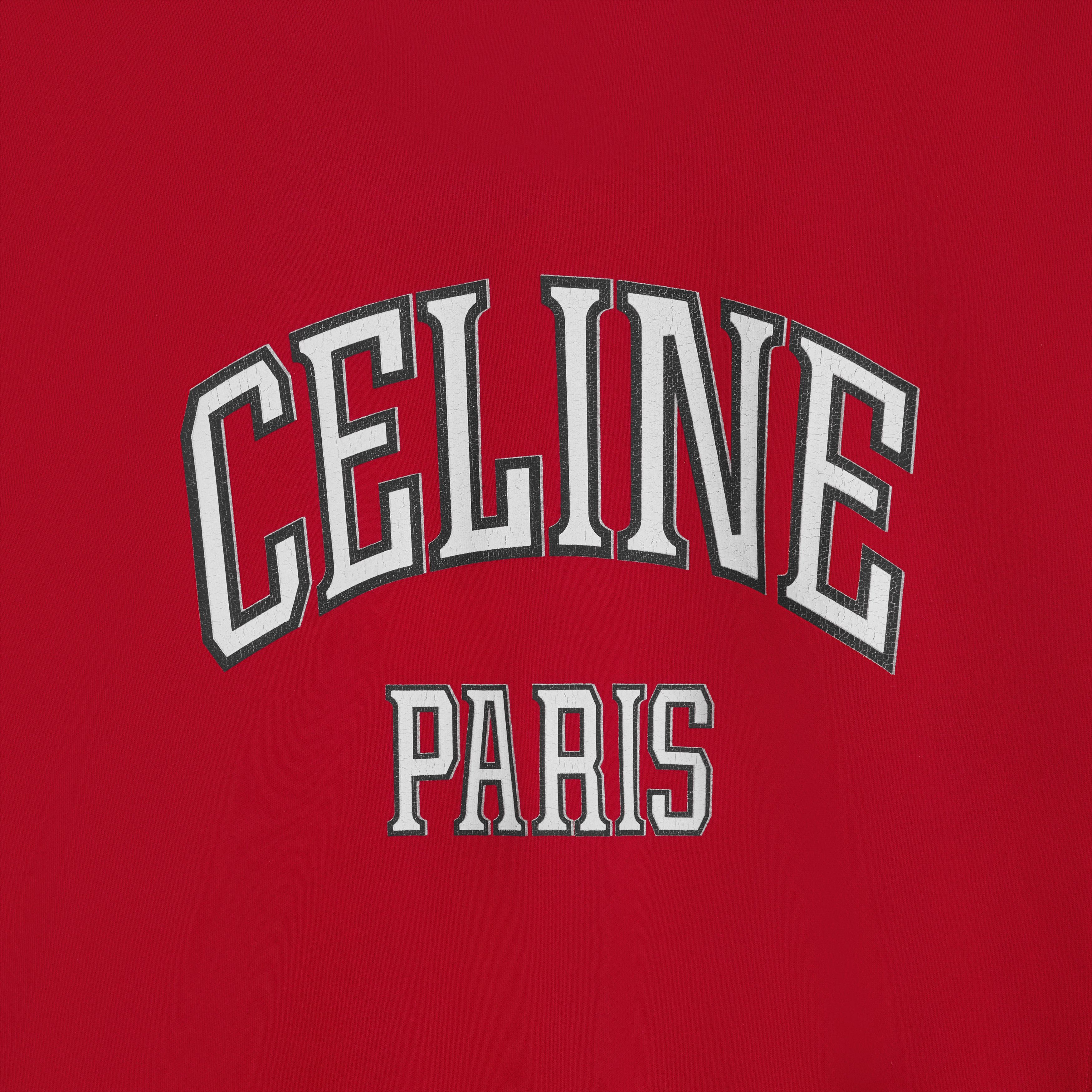 Celine oversized celine sweatshirt in cotton fleece Size L / US 10 / IT 46 - 4 Thumbnail