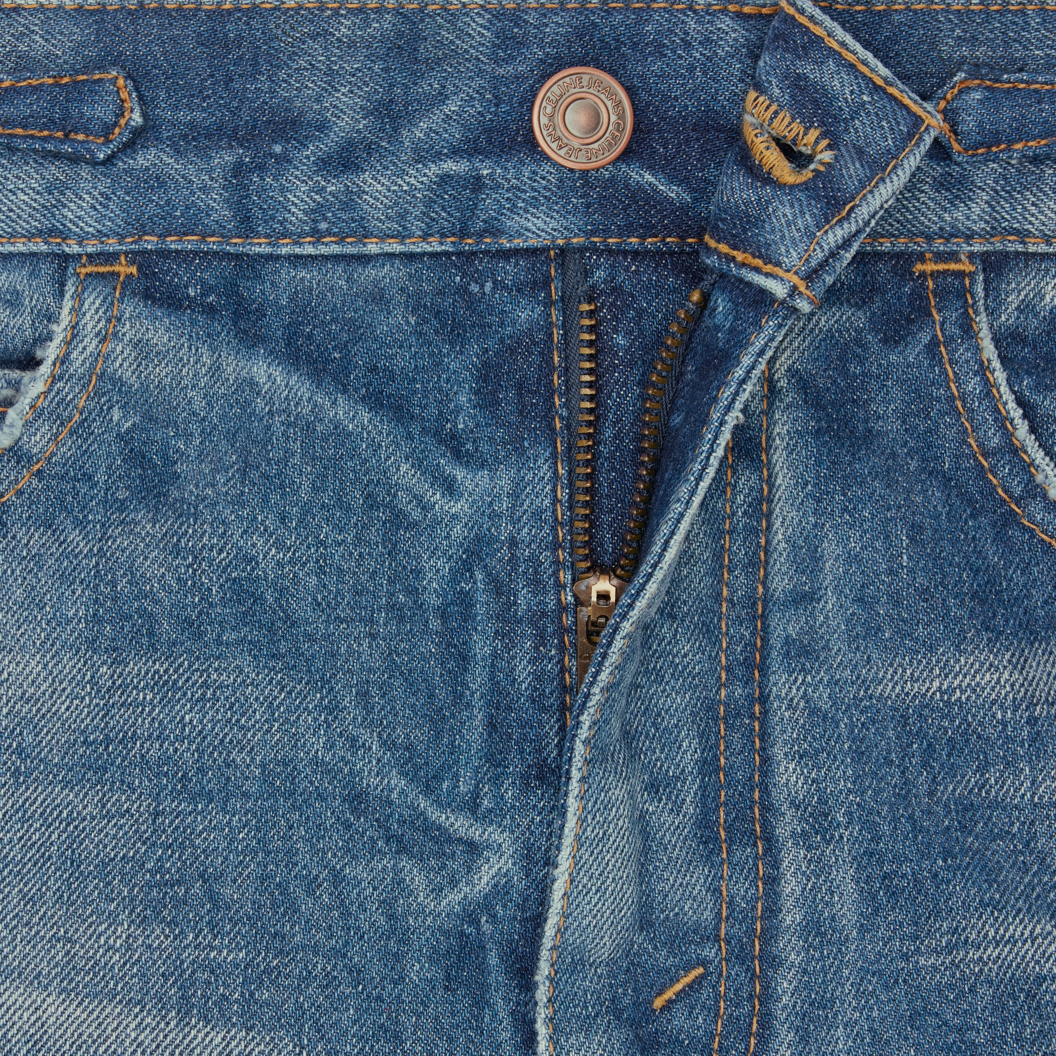 Celine MARGARET JEANS IN UNION WASH DENIM Size 27" / US 4 / IT 40 - 4 Thumbnail