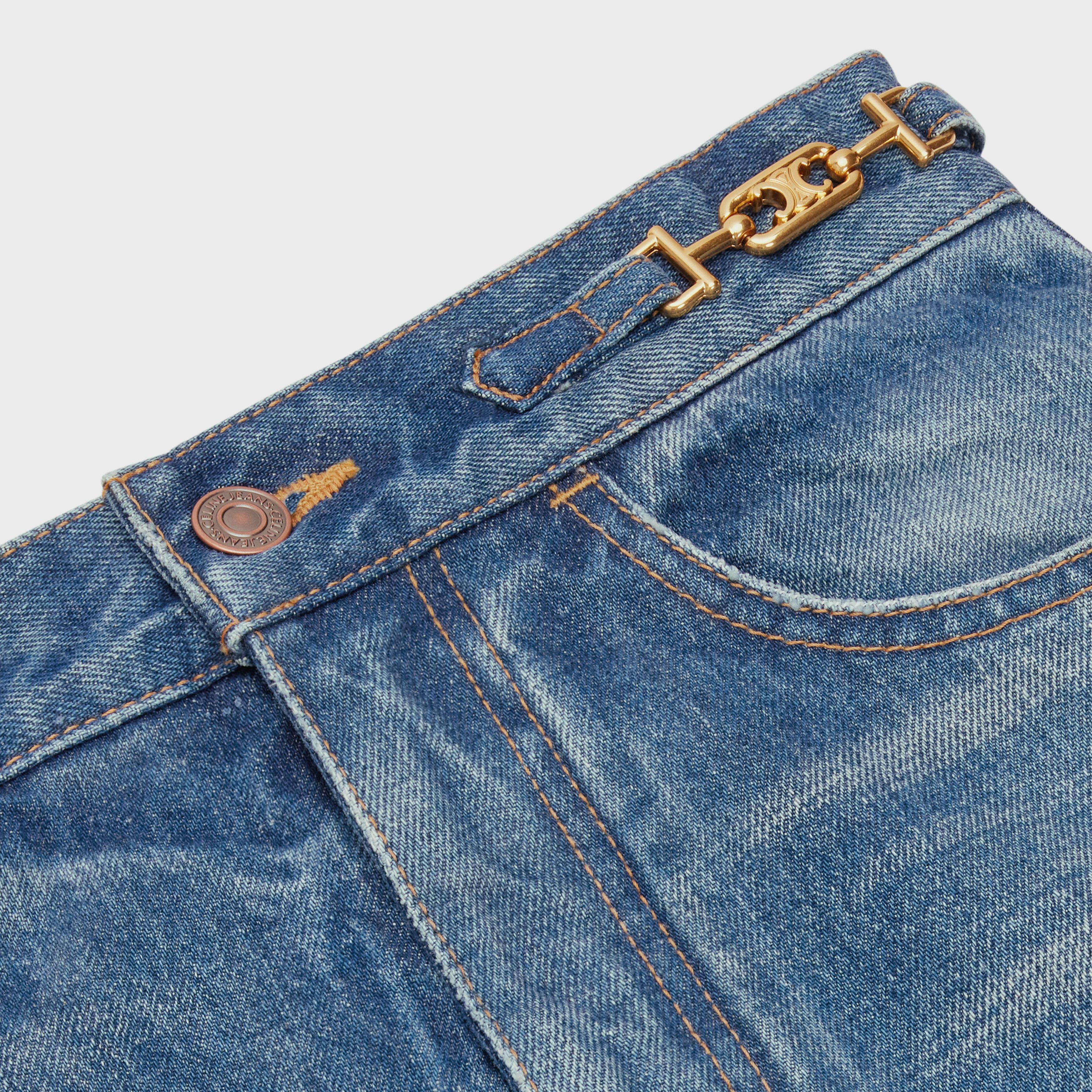 Celine MARGARET JEANS IN UNION WASH DENIM Size 28" / US 6 / IT 42 - 5 Thumbnail